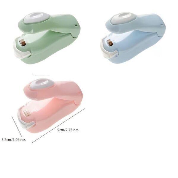 1pc Mini Household Portable Sealing Machine; Hand Pressure; Heat Sealing Machine; Food; Snacks; Plastic Bag Sealing Machine (Battery Not Included) - Image 4