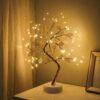 Tabletop Bonsai Tree Branch Light; 72LED Wire String Lights With Touch Switch; USB Operated Artificial Tree Lamp For Bedroom; Desktop; Christmas Party - Image 3