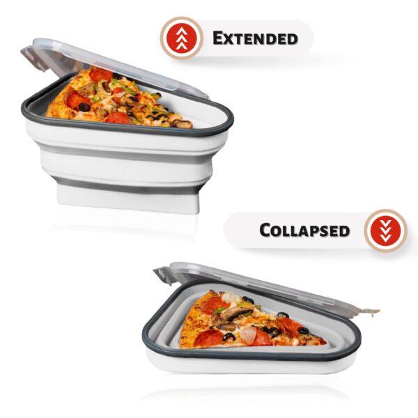 Silicone Folding Pizza Box Reusable Triangular Pizza Packing Box Takeaway Box - Image 6