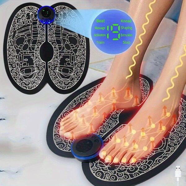 USB Rechargeable Foot Massager Mat - Relax and Rejuvenate Your Feet with Leg Circulation and Massage - Perfect Gift for Parents, Wife, and Husband - Image 15