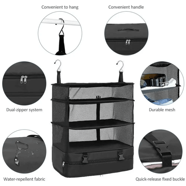 Easy Travel Foldable Luggage Organizer - Image 6