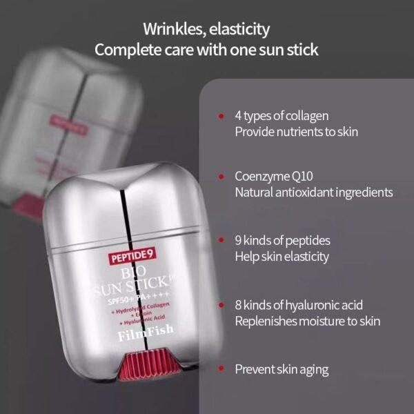 Bio Sun Stick PRO, 20.0 grams, Sun Stick with SPF50 UV Protection No Sticky for All Type Skin, Face and Body, Less Stress - Image 5