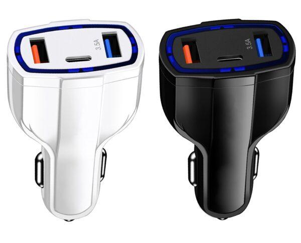 3 Port Fast Charge 3.0 Car Charger - Image 8