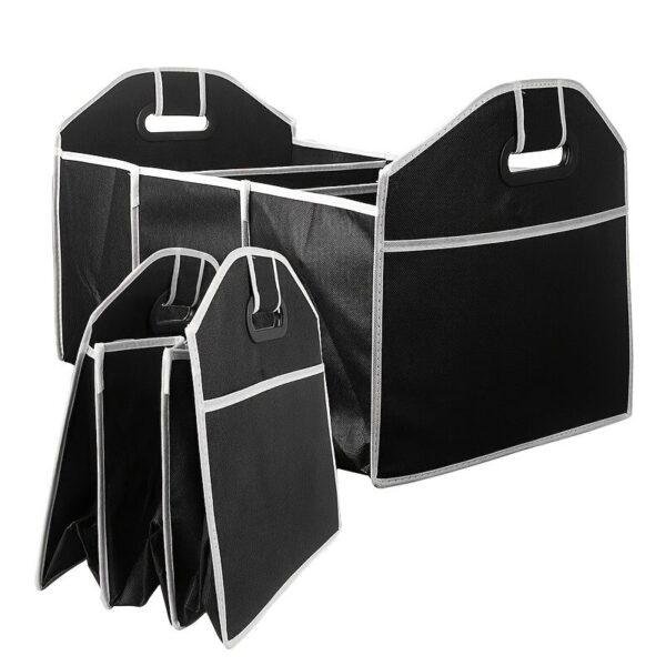 Car Trunk Cargo Storage Bag; Foldable Black Storage Box For Car And Trunk - Image 6