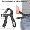 1pc Hand Grip Strength Trainer; Adjustable Resistance Non-Slip Gripper - Image 12