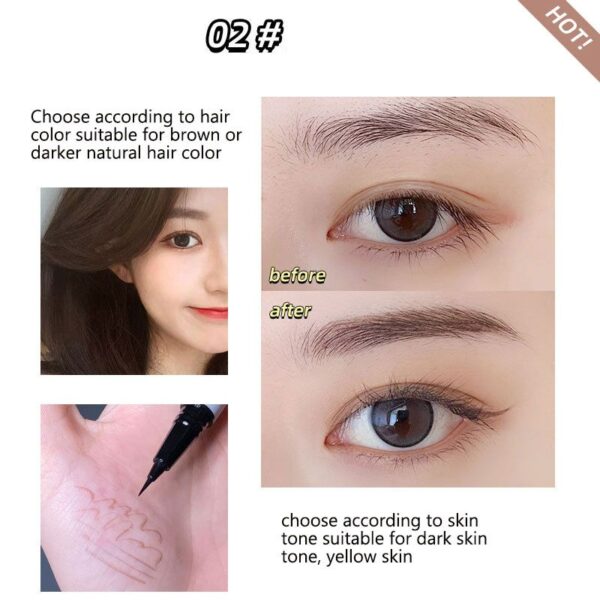 3/1 Pcs Liquid Wenkbrauw Tattoo Potlood 0.01Mm Ultra Dunne Kop Waterdichte Wenkbrauw Pen Zweet-Proof Gemakkelijk Om Kleur eye Cosmetische Make-Up - Image 25