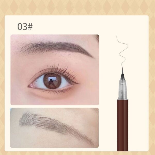 3/1 Pcs Liquid Wenkbrauw Tattoo Potlood 0.01Mm Ultra Dunne Kop Waterdichte Wenkbrauw Pen Zweet-Proof Gemakkelijk Om Kleur eye Cosmetische Make-Up - Image 7