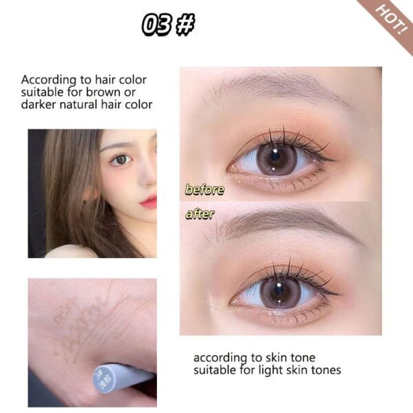 3/1 Pcs Liquid Wenkbrauw Tattoo Potlood 0.01Mm Ultra Dunne Kop Waterdichte Wenkbrauw Pen Zweet-Proof Gemakkelijk Om Kleur eye Cosmetische Make-Up - Image 13