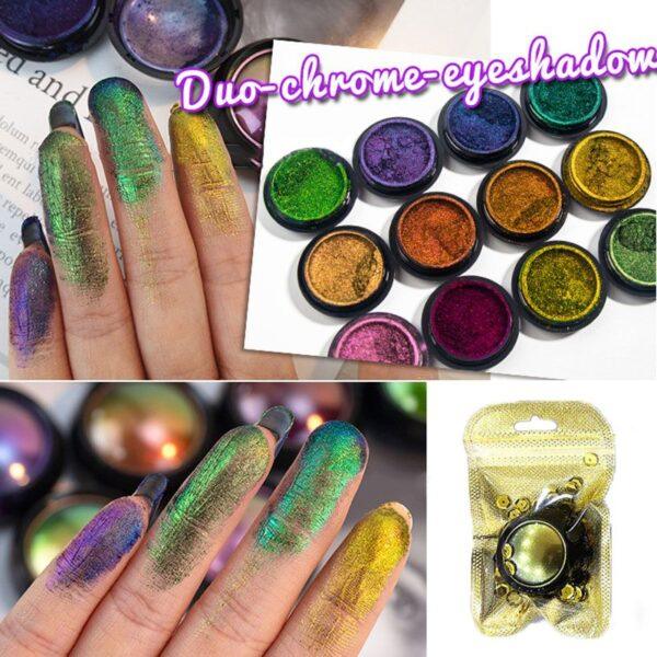 Chameleon Eyeshadow Palette , Gradient Color High Pigmented Eyeshadow Makeup Powder ( 9 Colors ) - Image 20