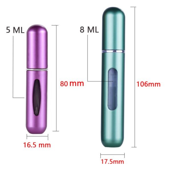 Refillable Mini Perfume Bottle Portable Cosmetic Bottle Spray Bottle Atomizer Spray Container Travel Refillable Bottles 5ml 8ml - Image 4