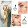 Eye Cream Stick Roller For Face Metal Spatula Puff Applicator Eye Cream Massager Facial Cream Massage Sticks Eye Metal Makeup Spatula Eye Wand 10cm - Image 17