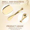 Eye Cream Stick Roller For Face Metal Spatula Puff Applicator Eye Cream Massager Facial Cream Massage Sticks Eye Metal Makeup Spatula Eye Wand 10cm - Image 19