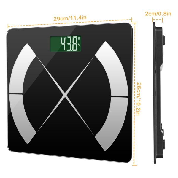 Smart Body Composition Scale Fat Monitor Digital APP Scale BMI Health Analyzer - Image 3