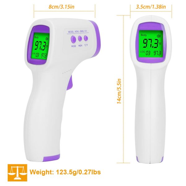 Digital Infrared Thermometer Non-contact Forehead Body Thermometer Surface Room Instant Accurate Reading - Image 7