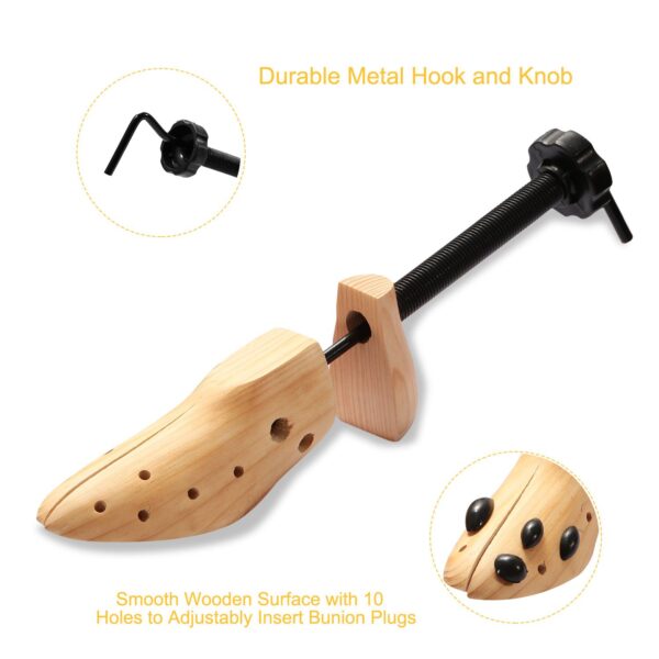 2Pcs Shoe Stretcher 2-Way Shoe Widener Expander Shoe Tree Adjustable Length Width - Image 9