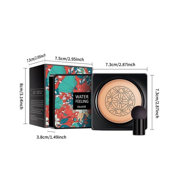 EELHOE Flawless Air Cushion BB Cream Mushroom Air Cushion Covers Blemishes, Waterproof, Sweat Proof And Non Shedding Makeup Pad BB Cream - Image 4