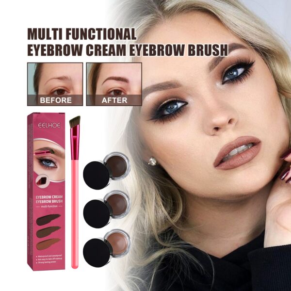 EELHOE Multi-functional Eyebrow Brush Set For Filling, Shaping, And Coloring Smooth Eyebrows Makeup Kit - Image 5