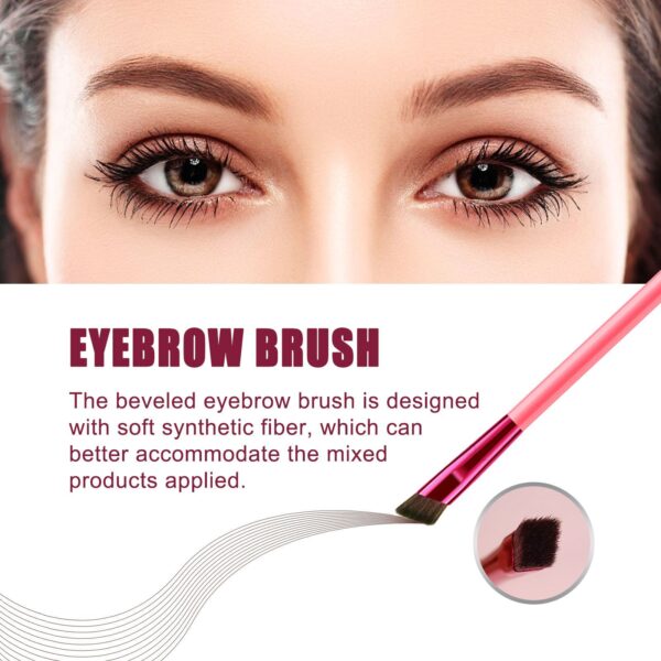 EELHOE Multi-functional Eyebrow Brush Set For Filling, Shaping, And Coloring Smooth Eyebrows Makeup Kit - Image 6