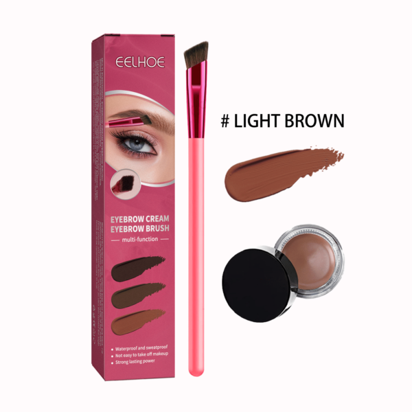 EELHOE Multi-functional Eyebrow Brush Set For Filling, Shaping, And Coloring Smooth Eyebrows Makeup Kit - Image 7