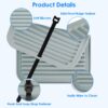 Heat Resistant Silicone Mat For Hot Hair Tools Portable Travel Silicone Mat and Cover For Flat Iron and Curling Iron Hair Straightener Hair Styling Tools 11.81x9.05in - Image 11