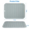 Heat Resistant Silicone Mat For Hot Hair Tools Portable Travel Silicone Mat and Cover For Flat Iron and Curling Iron Hair Straightener Hair Styling Tools 11.81x9.05in - Image 13