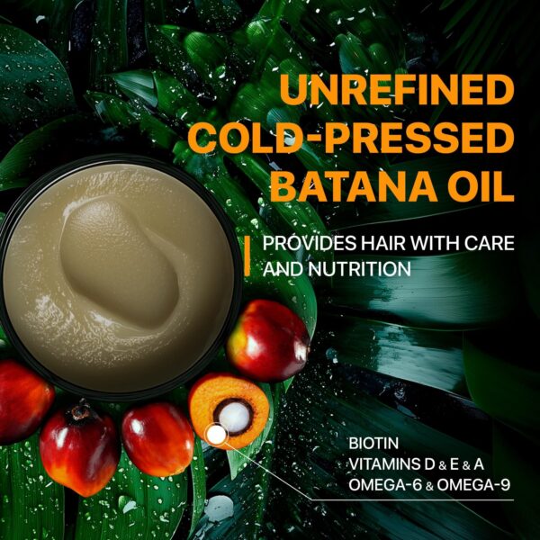 100% Raw Batana Oil for Hair Growth from Honduras Promotes Hair Density Reduces Split Ends for Women and Men 4.23oz - Image 3