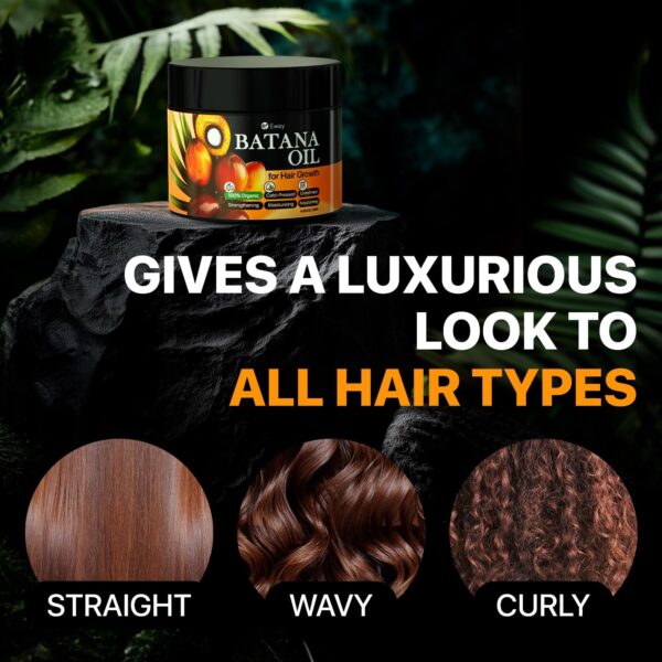 100% Raw Batana Oil for Hair Growth from Honduras Promotes Hair Density Reduces Split Ends for Women and Men 4.23oz - Image 5