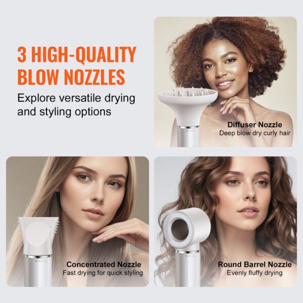 VEVOR Hair Dryer Brush 7-in-1 Professional Multi Styler for Drying Volumizing - Image 3