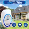 Ultrasonic Pest Control Repeller Plug in 2 Pack Insect Control Defender Cockroach Ants Mice Fly Rat Bedbug Spider Squirrel Roach Bed Bug Mouse Rodent Mosquito - Image 2