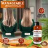 Argan Oil Conditioner Sulfate Free with No Parabens Moroccan Botanicals for Women and Men Professional Moisturizing Anti Frizz Hydrating Solution for Dry Wavy Curly and Color Treated Hair - Image 2